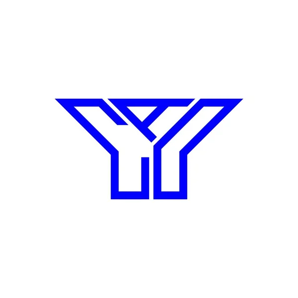 Cad Písmeno Logo Kreativní Design Vektorovou Grafikou Cad Jednoduché Moderní — Stockový vektor