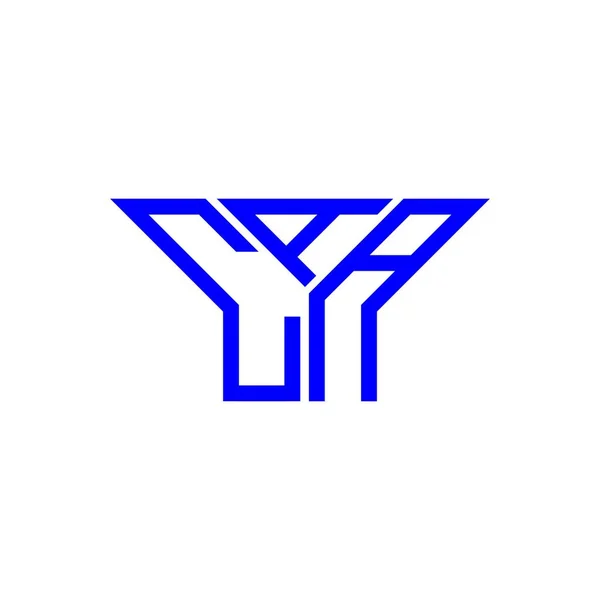 Diseño Creativo Del Logotipo Letra Caa Con Gráfico Vectorial Logotipo — Vector de stock