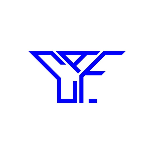 Caf Písmenné Logo Kreativní Design Vektorovou Grafikou Caf Jednoduché Moderní — Stockový vektor