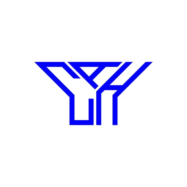 Diseño Creativo Del Logotipo Letra Cah Con Gráfico Vectorial Logotipo — Vector de stock