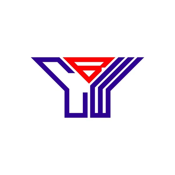 Логотип Літери Cbw Креативний Дизайн Векторною Графікою Простий Сучасний Логотип — стоковий вектор