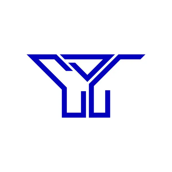 Cdl Písmenné Logo Kreativní Design Vektorovou Grafikou Cdl Jednoduché Moderní — Stockový vektor