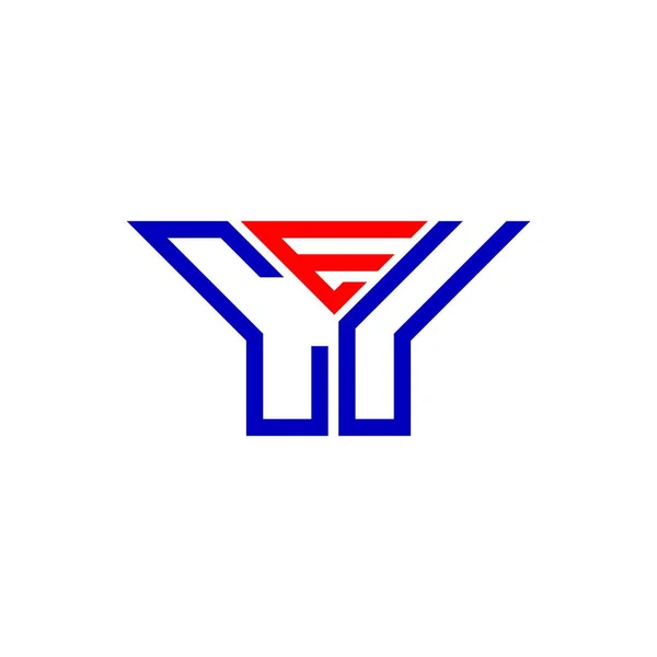 Ceu Letter Logo Creative Design Vector Graphic Ceu Simple Modern — ストックベクタ