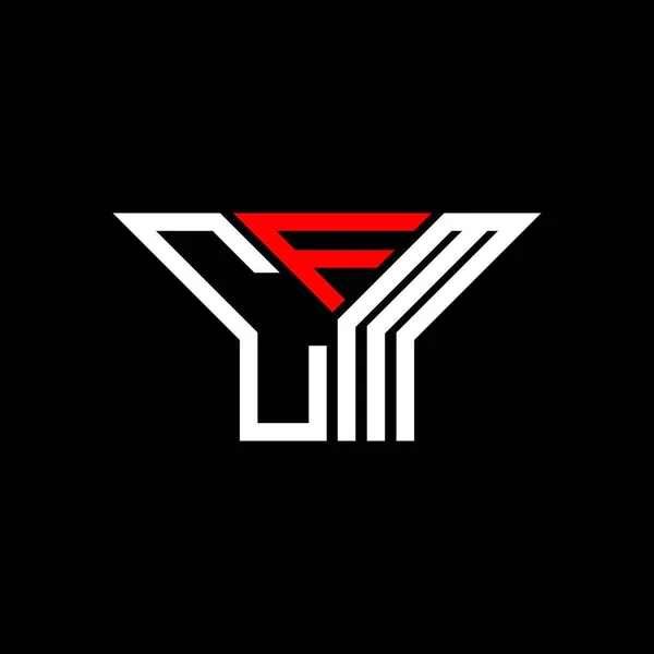 Cfm Písmeno Logo Kreativní Design Vektorovou Grafikou Cfm Jednoduché Moderní — Stockový vektor