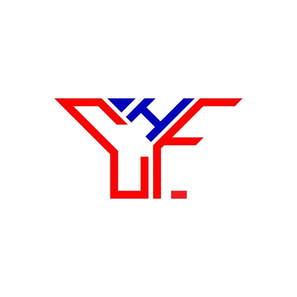 Chf Carta Logotipo Design Criativo Com Gráfico Vetorial Logotipo Simples — Vetor de Stock
