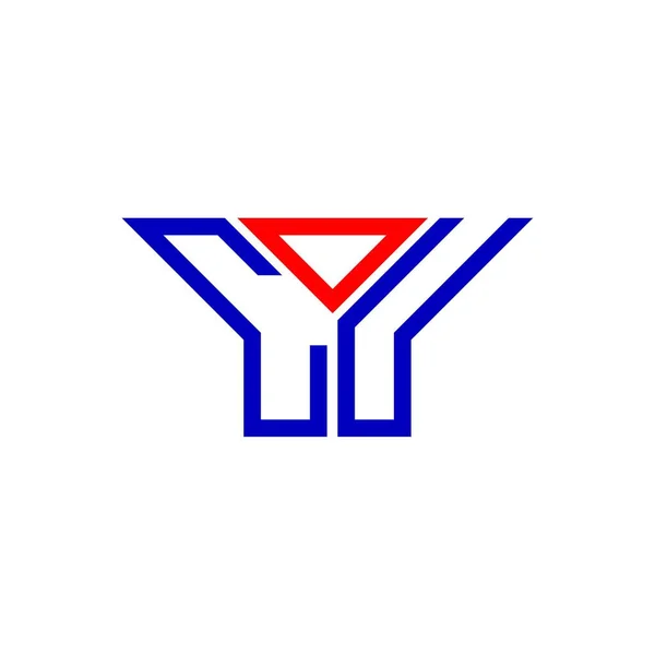 Cou Dopis Logo Kreativní Design Vektorovou Grafikou Cou Jednoduché Moderní — Stockový vektor