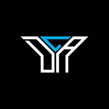 DLA harf logosu tasarımı vektör grafik, DLA basit ve modern logo.