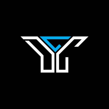 DLC harf logosu tasarımı vektör grafik, DLC basit ve modern logo.