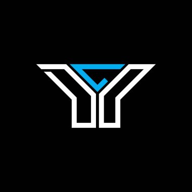 DLD harf logosu yaratıcı tasarımı vektör grafik, DLD basit ve modern logo.