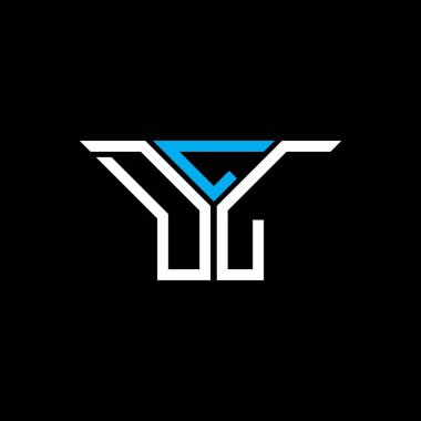 DLL harf logosu yaratıcı tasarımı vektör grafik, DLL basit ve modern logo.