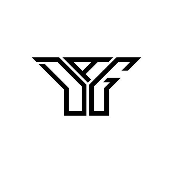 Diseño Creativo Del Logotipo Letra Dag Con Gráfico Vectorial Logotipo — Vector de stock
