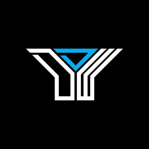 Логотип Літери Ddw Креативний Дизайн Векторною Графікою Простий Сучасний Логотип — стоковий вектор