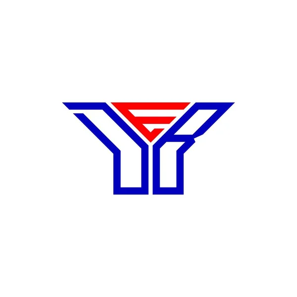 Diseño Creativo Del Logotipo Letra Deb Con Gráfico Vectorial Logotipo — Vector de stock