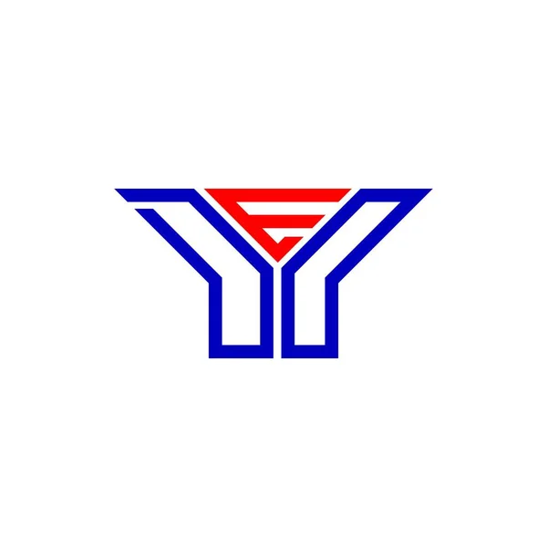 Ded Carta Logotipo Design Criativo Com Vetor Gráfico Ded Logotipo —  Vetores de Stock