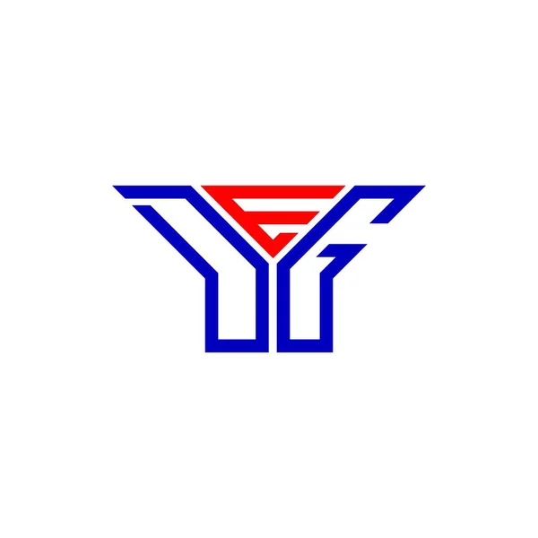 Logo Lettera Deg Design Creativo Con Grafica Vettoriale Logo Deg — Vettoriale Stock
