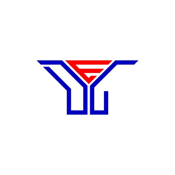 Del Písmeno Logo Kreativní Design Vektorovou Grafikou Del Jednoduché Moderní — Stockový vektor