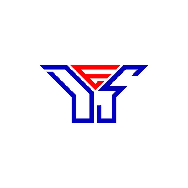 Des Letter Logo Creative Design Vector Graphic Des Simple Modern — Stock Vector