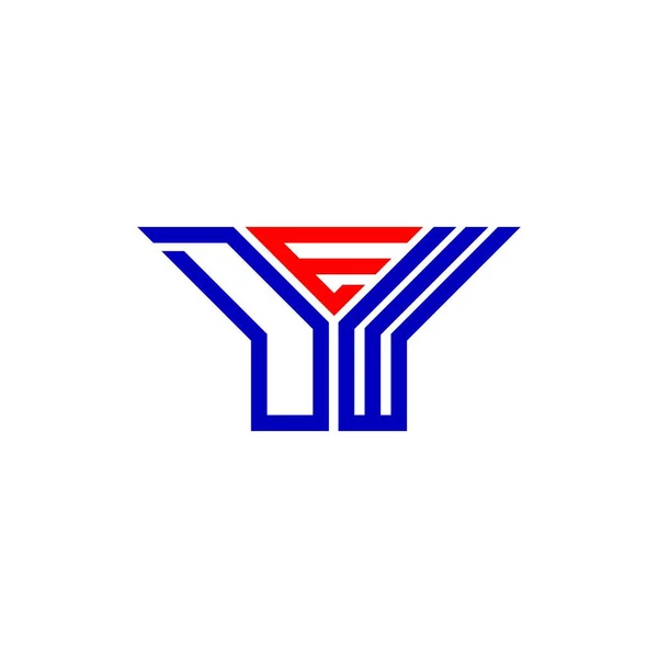 Логотип Літери Dew Креативний Дизайн Векторною Графікою Простий Сучасний Логотип — стоковий вектор