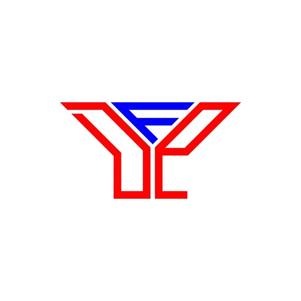 Dfp Letter Logo Creative Design Vector Graphic Dfp Simple Modern — Stock Vector