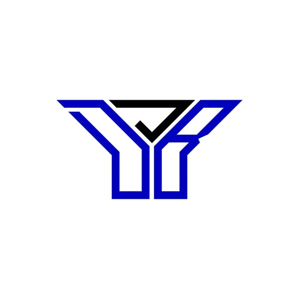 Logo Lettera Djb Design Creativo Con Grafica Vettoriale Logo Semplice — Vettoriale Stock