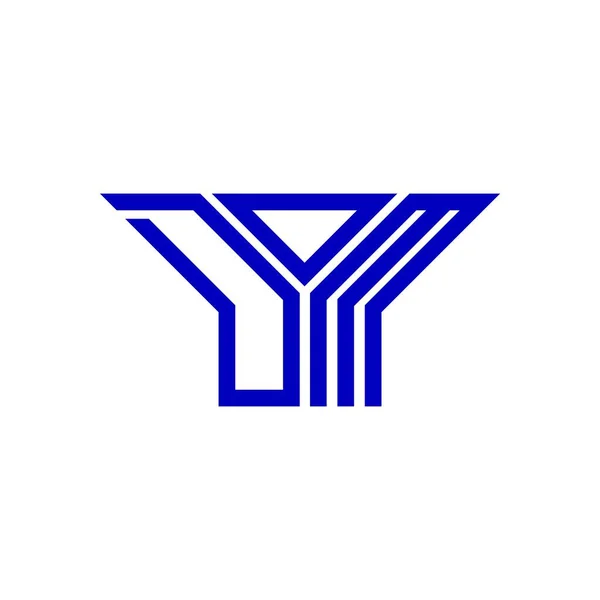 Dom Písmeno Logo Kreativní Design Vektorovou Grafikou Dom Jednoduché Moderní — Stockový vektor