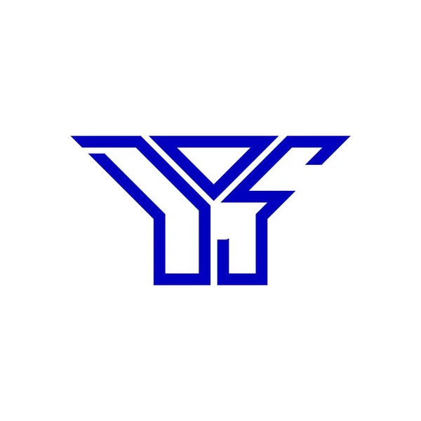 Diseño Creativo Del Logotipo Letra Dos Con Gráfico Vectorial Logotipo — Vector de stock