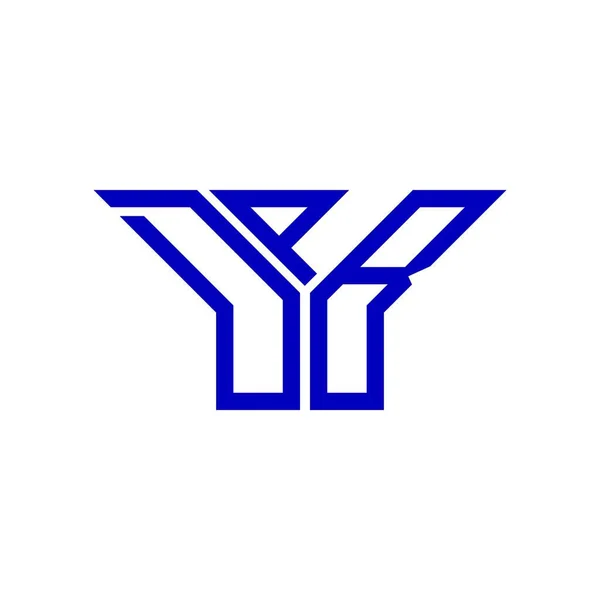 Design Creativ Logo Literei Dpb Grafică Vectorială Logo Simplu Modern — Vector de stoc