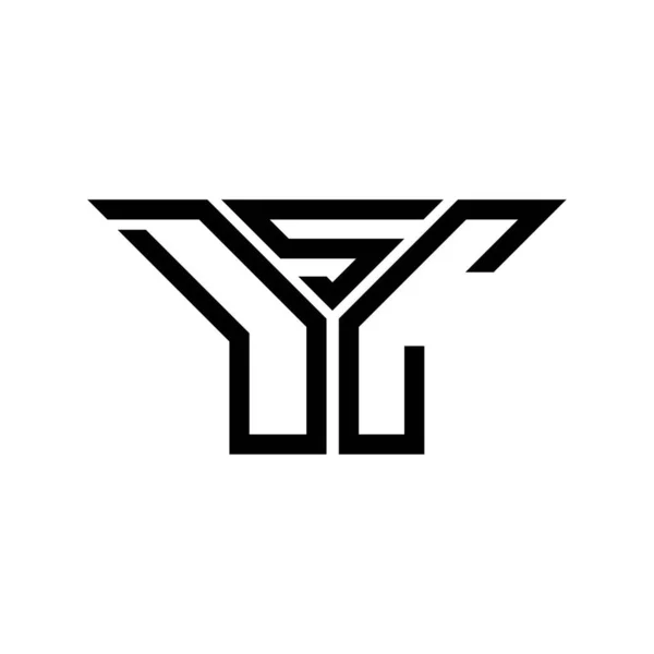 Dsc Písmenné Logo Kreativní Design Vektorovou Grafikou Dsc Jednoduché Moderní — Stockový vektor