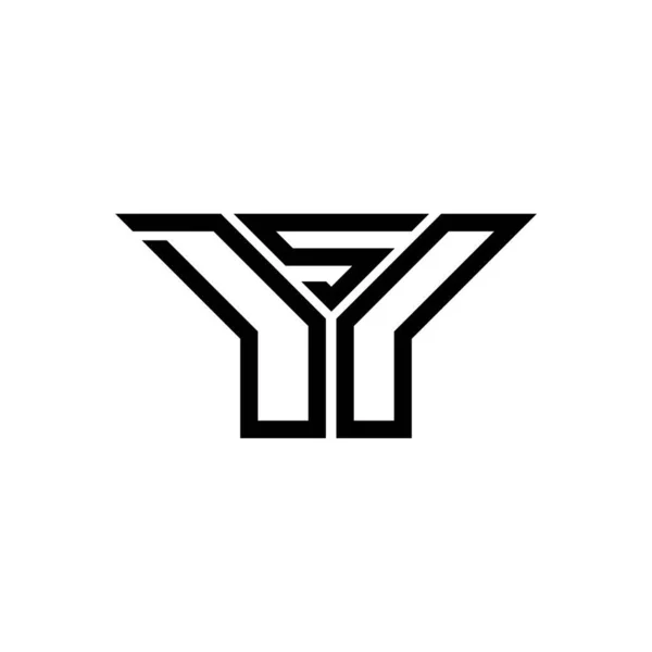 Dsd Písmenné Logo Kreativní Design Vektorovou Grafikou Dsd Jednoduché Moderní — Stockový vektor
