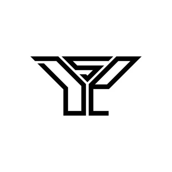 Diseño Creativo Del Logotipo Letra Dsp Con Gráfico Vectorial Logotipo — Archivo Imágenes Vectoriales
