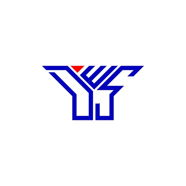 Творческий Дизайн Логотипа Dws Векторной Графикой Простой Современный Логотип Dws — стоковый вектор