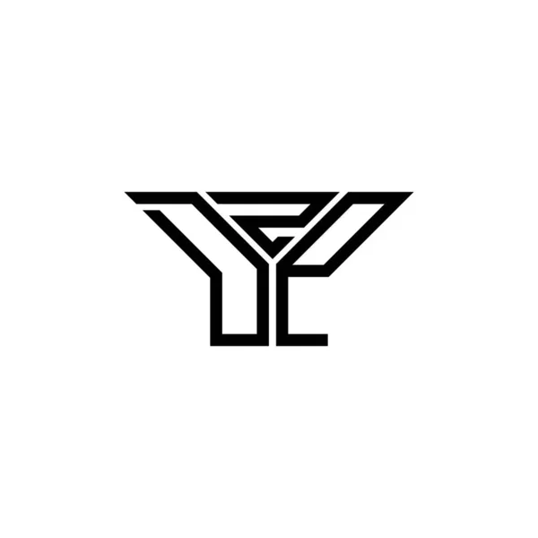 Dzp Буква Логотип Креативный Дизайн Векторной Графикой Dzp Простой Современный — стоковый вектор