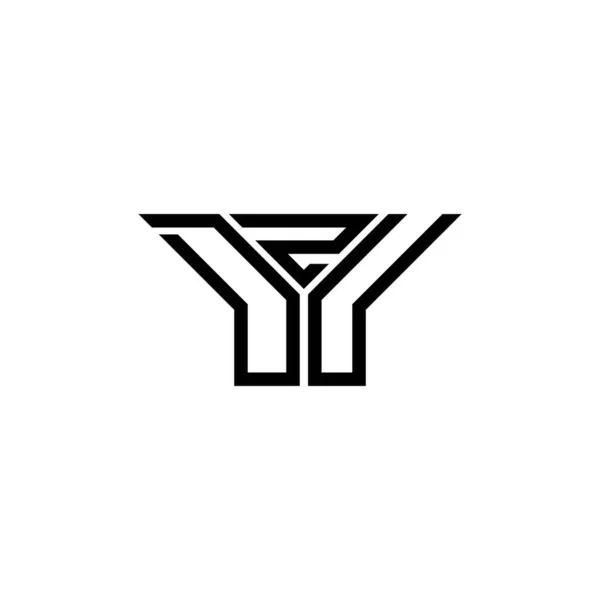Логотип Дзу Креативный Дизайн Векторной Графикой Простой Современный Логотип Дзу — стоковый вектор