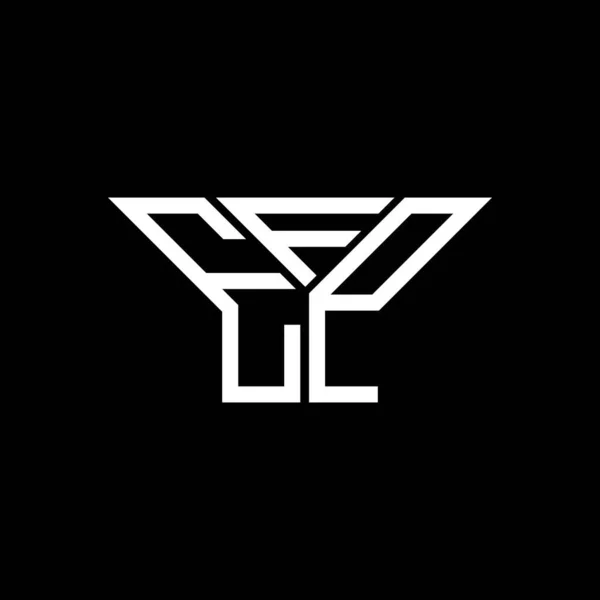 Logo Lettera Efp Design Creativo Con Grafica Vettoriale Logo Efp — Vettoriale Stock