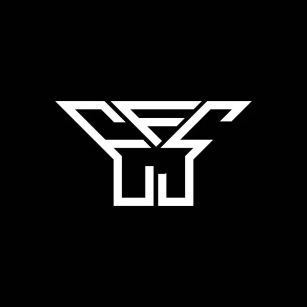 Efs Буква Логотип Креативный Дизайн Векторной Графикой Efs Простой Современный — стоковый вектор
