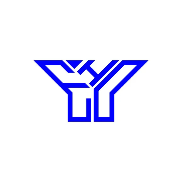 Ehd Písmeno Logo Kreativní Design Vektorovou Grafikou Ehd Jednoduché Moderní — Stockový vektor