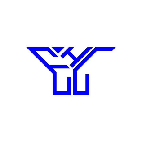 Ehl Letter Logo Creatief Ontwerp Met Vector Grafisch Ehl Eenvoudig — Stockvector