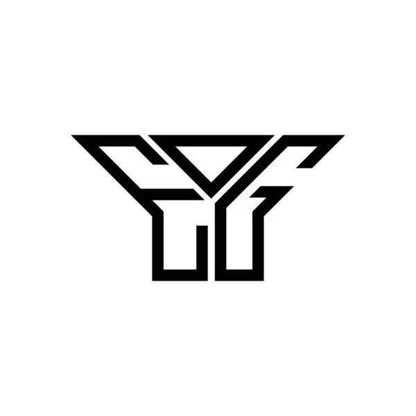 Logo Litery Eog Kreatywny Design Grafiką Wektorową Prostym Nowoczesnym Logo — Wektor stockowy