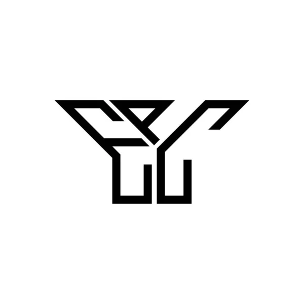 Epc Letter Logo Kreatives Design Mit Vektorgrafik Epc Einfaches Und — Stockvektor