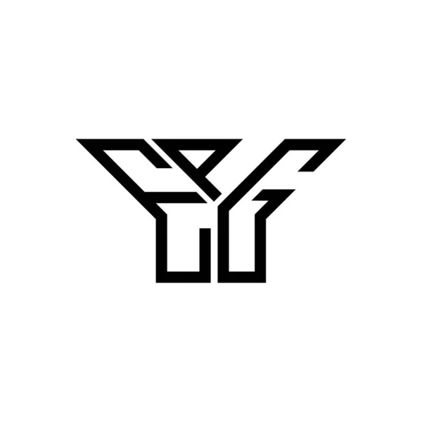 Epg Letter Logo Creative Design Vector Graphic Epg Simple Modern — Stok Vektör