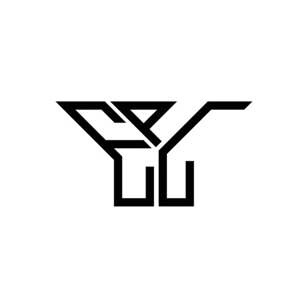 Epl Letter Logo Kreatives Design Mit Vektorgrafik Epl Einfaches Und — Stockvektor