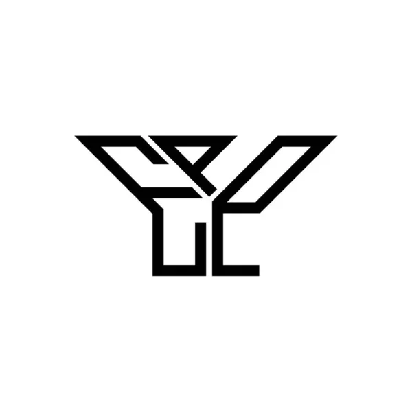 Epp Lettre Logo Design Créatif Avec Graphique Vectoriel Epp Logo — Image vectorielle