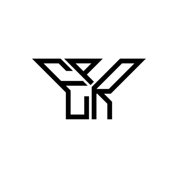 Epr Brief Logo Kreatives Design Mit Vektorgrafik Epr Einfaches Und — Stockvektor