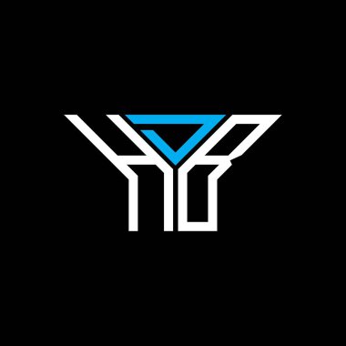 HDA harf logosu tasarımı vektör grafik, HDA basit ve modern logo.