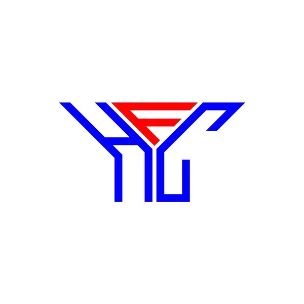 Logo Lettera Hfc Design Creativo Con Grafica Vettoriale Logo Semplice — Vettoriale Stock