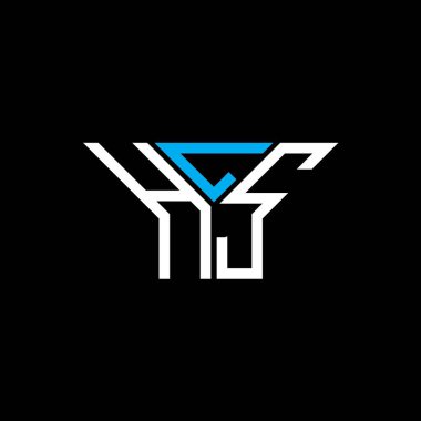 HLS harfi logo yaratıcı tasarımı vektör grafik, HLS basit ve modern logo.