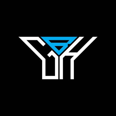 GBH harf logosu tasarımı vektör grafik, GBH basit ve modern logo.