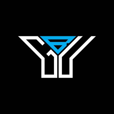 GBU harf logosu yaratıcı tasarımı vektör grafik, GBU basit ve modern logo.