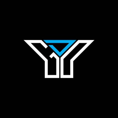 GDD harf logosu yaratıcı tasarım vektör grafik, GDD basit ve modern logo.
