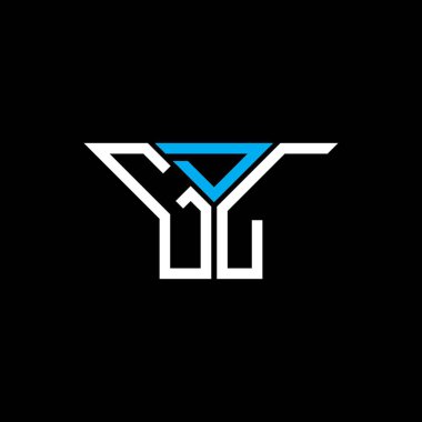 GDL harf logosu tasarımı vektör grafik, GDL basit ve modern logo.
